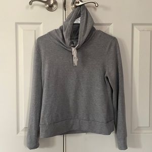 Charlotte Russe Gray hoodie, semi-cropped, NWOT-never worn; Small; $10